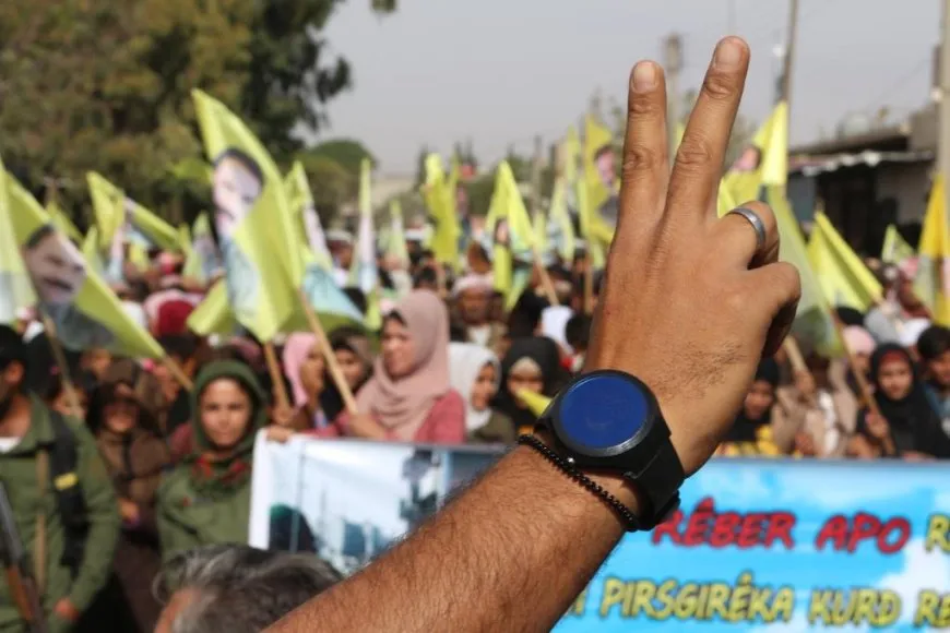 Xelkê Sirînê ji bo azadiya Rêber Abdullah Ocalan meşiya