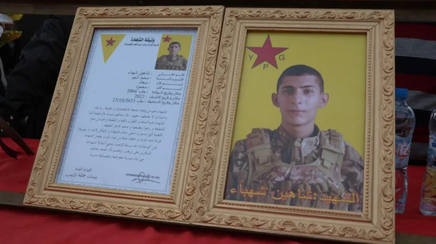 Cenazeyê şehîd Şahîn Şehba hate veşartin