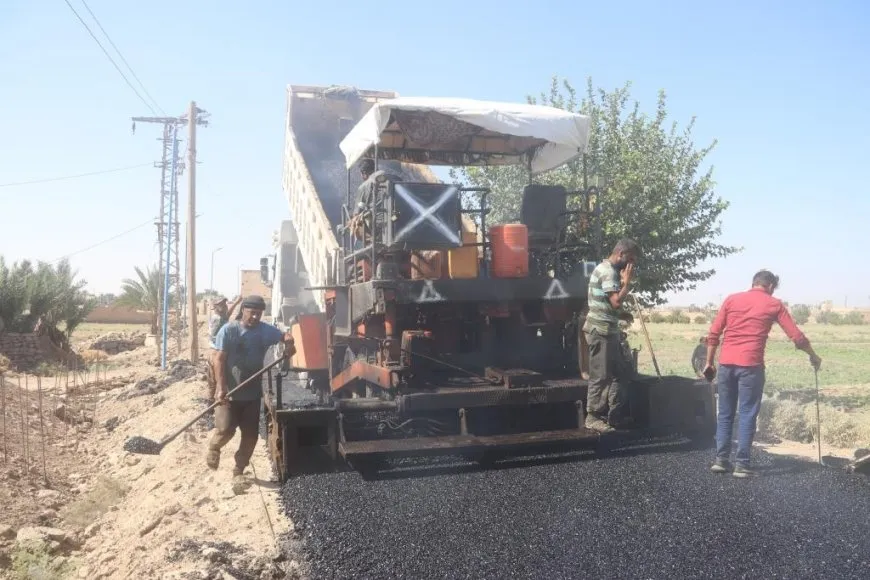 Li Reqa û Dêrazorê projeyên qîrkirina rêyan leztir didomin