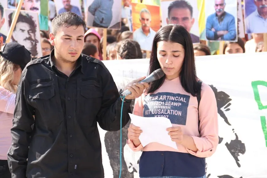Şêniyên Til Rifetê doza azadiya Rêber Abdullah Ocalan kir
