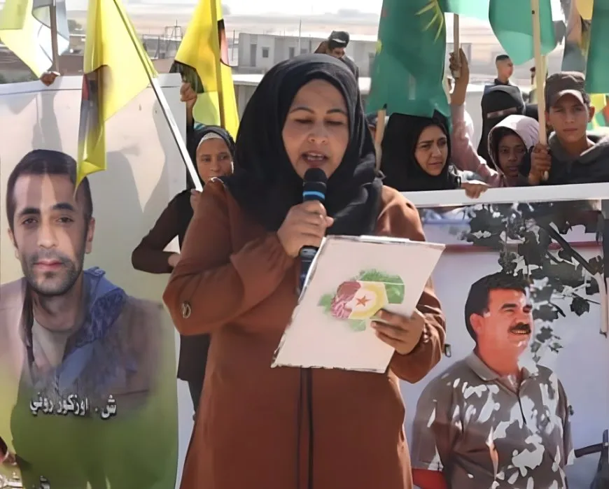 Xelkê Minbicê bi meşekê tecrîd û êrişên dewleta Tirk şermezar kirin
