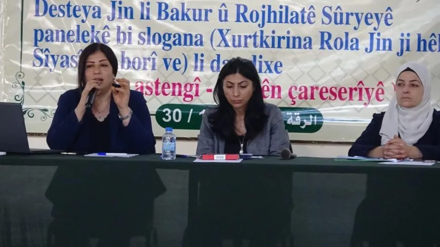 Desteya Jin rola aborî û siyasî ya jinan nîqaş kir
