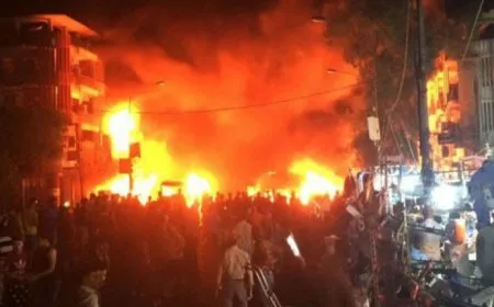 Li Herêma Kesk ya Bexda teqînek xurt pêk hat
