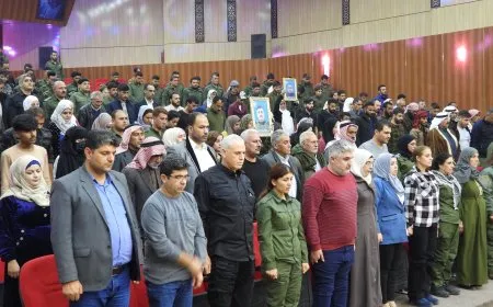 Xelkê Tebqayê şehîdên Akademiya Têkoşîna Dijî Madeyên Hişbirê bi bîr anîn