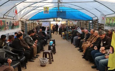 Sersaxî ji malbata şehîd Mazlûm Qamişlo re hat xwestin