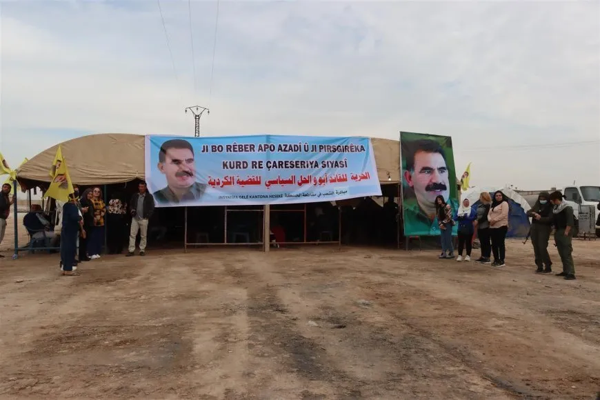 Çalakiya konvedanê ya bi daxwaza azadiya Rêber Abdullah Ocalan dest pê kir
