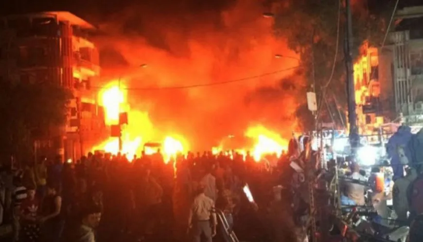 Li Herêma Kesk ya Bexda teqînek xurt pêk hat
