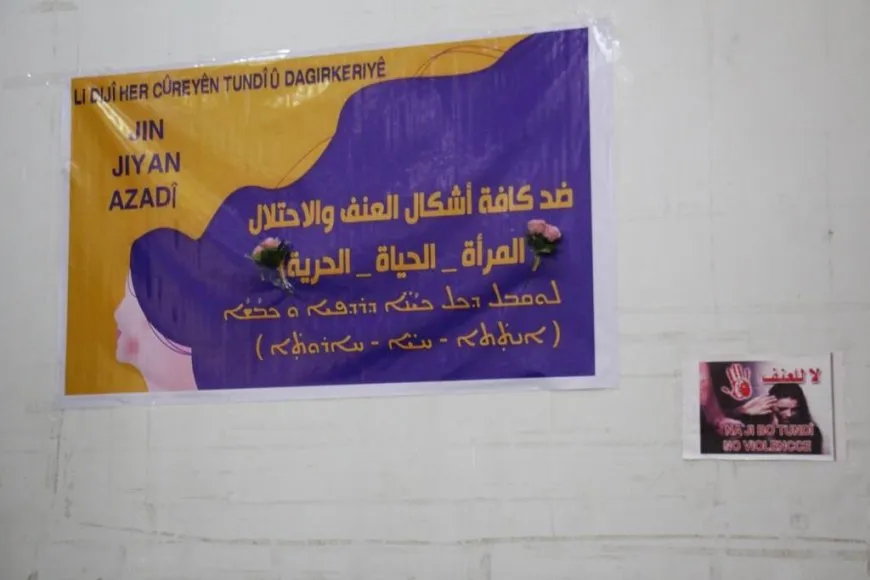 Jinên Bakur û Rojhilatê Sûriyeyê beşdarî pêngava 25′ê Mijdarê bûn