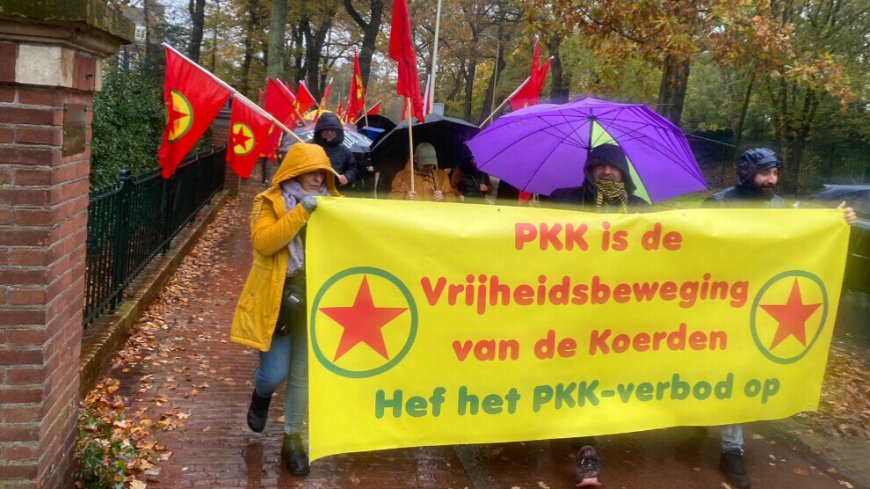 Li Den Haagê qedexeya PKK’ê hate protestokirin