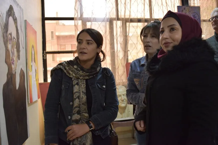 Pêşangeha 'Berxwedana Jinê' li Hesekê gera xwe bi dawî kir