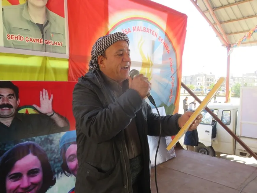 Xelkê Dêrikê çû serdana konê taziyayê yê şehîd Çavrê Gelhat