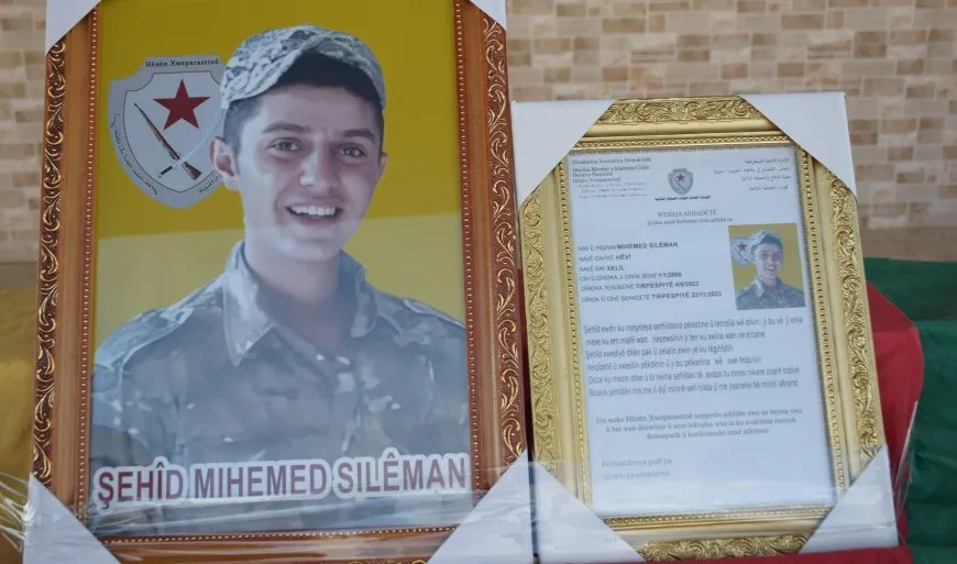 Şehîd Mihemed Silêman li Tirbespiyê hate oxirkirin