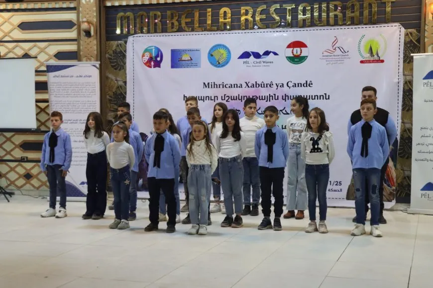 Mîhrîcana Xabûr çandên pêkhateyan nîşan dan