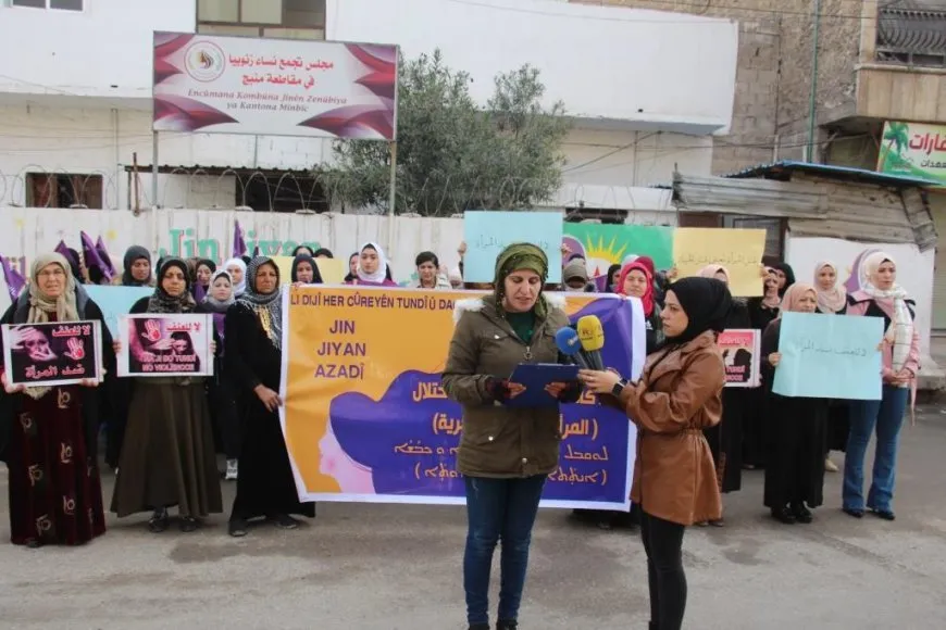 Bi daxuyaniyekê bal kişandin ser sûcên li dijî jinên li herêmên dagirkirî