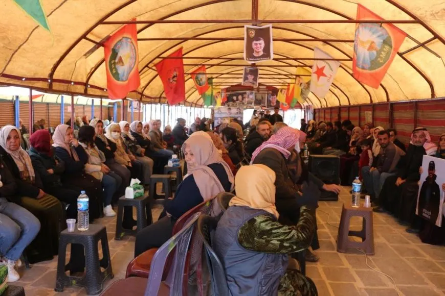 Xelkê Kobanê sersaxî da malbatên şehîd Mehmûd Kobanê û Milîtan Kobanê