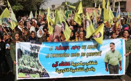 Ji bo naskirina rewşa Rêber Abdullah Ocalan xelkê herêmê dadikevin qadan