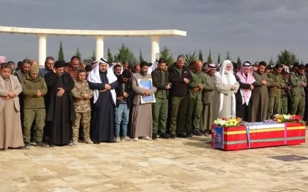Xelkê Reqayê şehîd Ebdullah El Şewax oxir kir