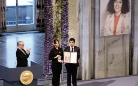 Li ser navê Nergîs Muhammedî zarokên wê Xelata Aştiyê ya Nobelê wergirt