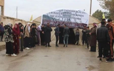 Ji bo berxwedêrên di grevên birçîbûnê de banga piştevaniyê