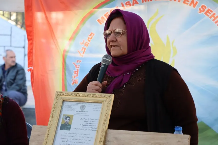 Sersaxî ji malbata şehîd Nacî El Şercî re hate xwestin