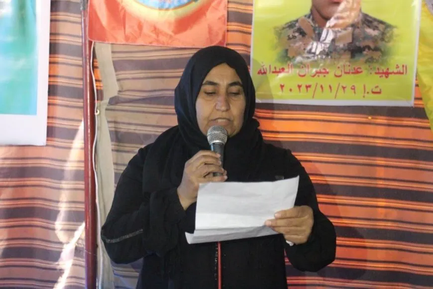 Di merasîma sersaxiyê ya şehîd Ednan El Edullah de: Mîrasa şehîdan jêdera hêzê ye