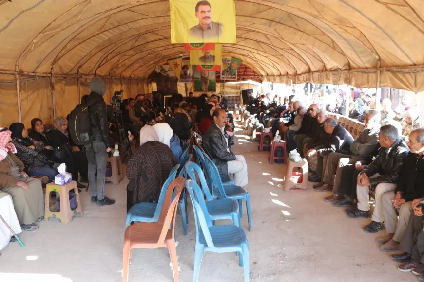 Xelkê Hesekê sersaxî da malbatên şehîd Amir Silêman û Emar El Hewan