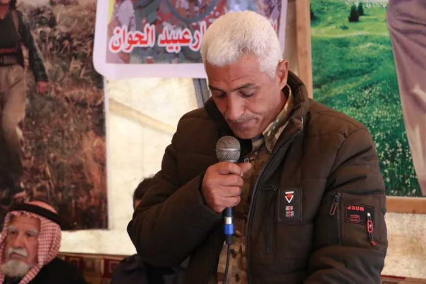 Xelkê Hesekê sersaxî da malbatên şehîd Amir Silêman û Emar El Hewan