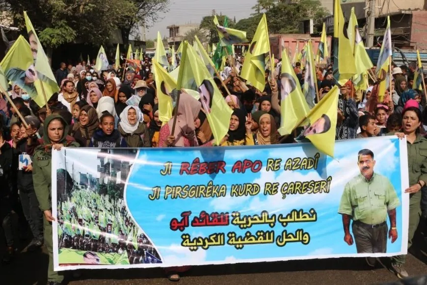 Ji bo naskirina rewşa Rêber Abdullah Ocalan xelkê herêmê dadikevin qadan