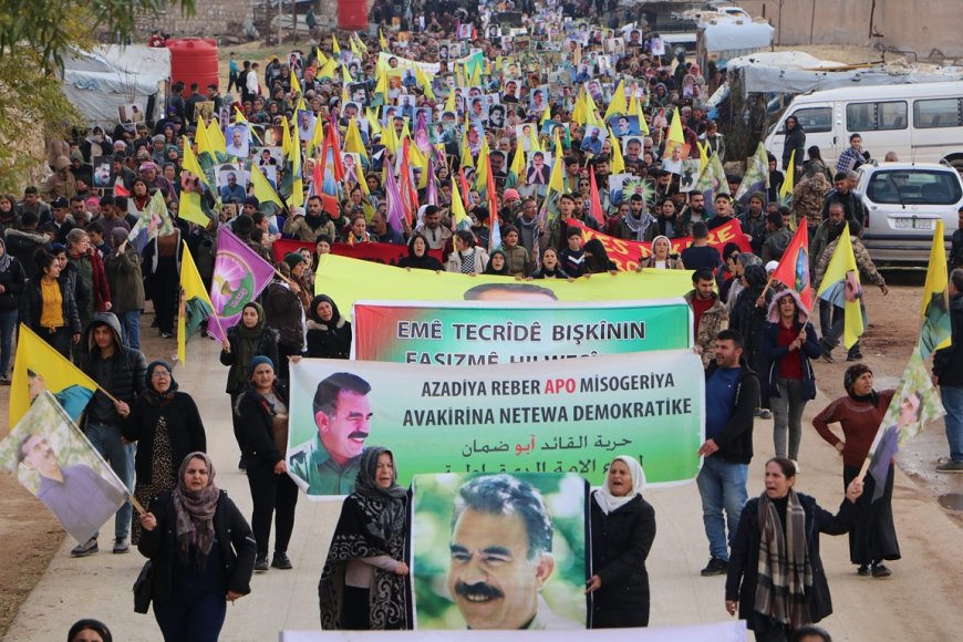 Gelê  Şehba ji bo Rêber Abdullah Ocalan li qadan e