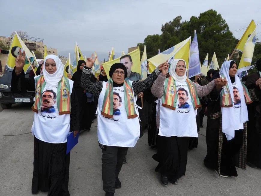 Li Tebqayê meşa ji bo Rêber Abdullah Ocalan
