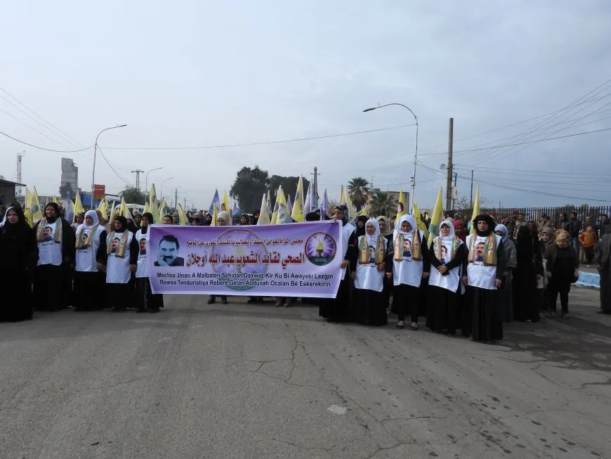 Li Tebqayê meşa ji bo Rêber Abdullah Ocalan