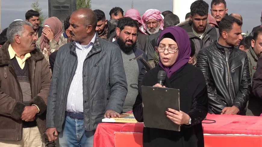 Xelkê Reqayê şehîd Ebdullah El Şewax oxir kir