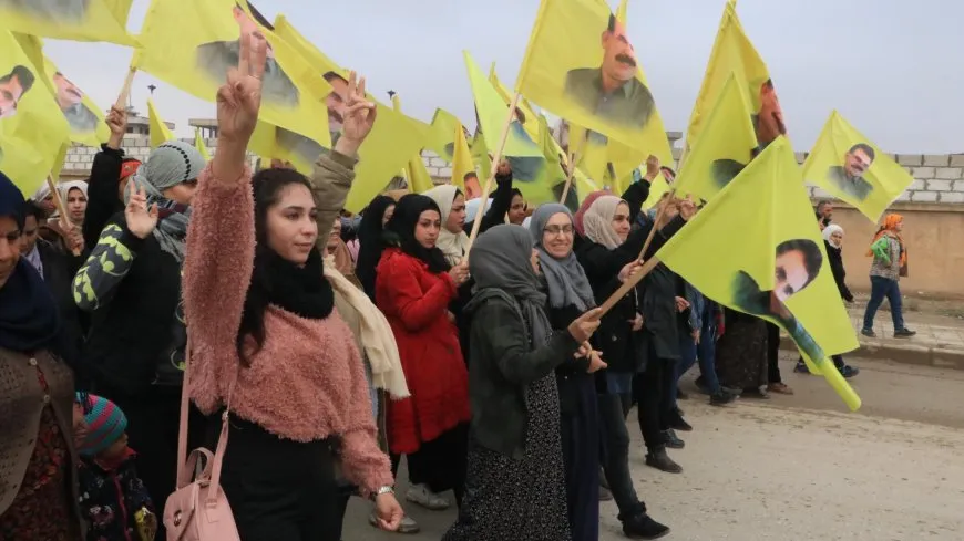 Li Hesekê meşa girseyî ya ji bo Rêber Abdullah Ocalan