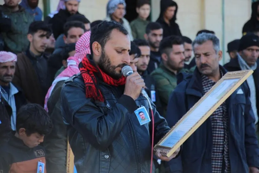 Şêniyên Minbicê cenazeyê şervanekî Hêzên Ewlekariya Hundirîn spart axê