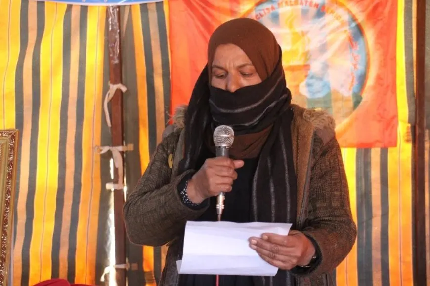 Xelkê Minbicê sersaxî da malbata şehîd Ferec El Nasir