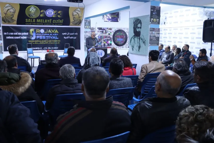 Di Mîhrîcana Rojava de; beşa xatirxwestina ji sala Melayê Cizîrî hebû