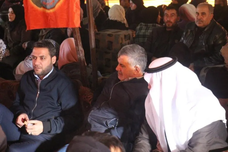 Xelkê Minbicê sersaxî da malbata şehîd Azad Serb
