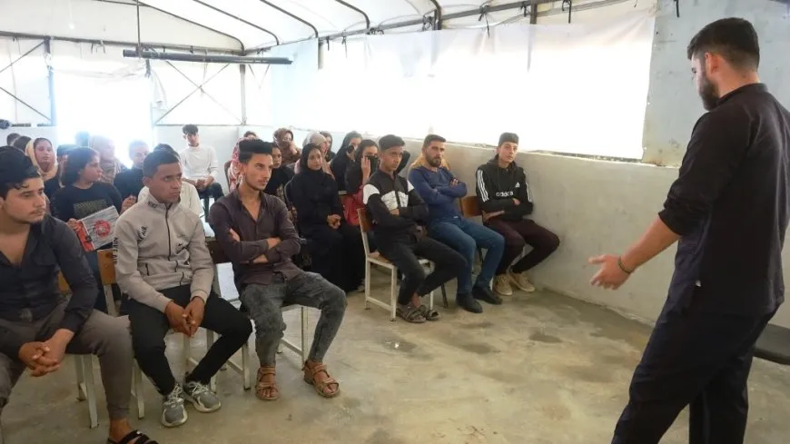Li Kampa Koçberên Girê Spî dewreyên xurtkirina behreyan