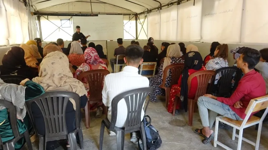 Li Kampa Koçberên Girê Spî dewreyên xurtkirina behreyan