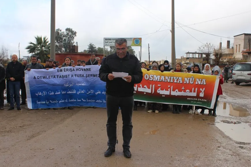 Xelkê Bakur û Rojhilatê Sûriyeyê li hember êrişan li qadan in