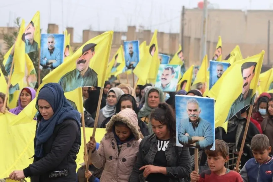 Ji bo azadiya fîzîkî ya Rêber Abdullah Ocalan li Eyn Îsayê çalakî