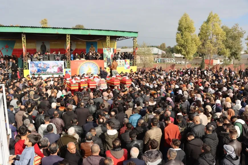 Hezaran kesan 8 şehîd bi sozên tolhildan-berxwedanê oxir kirin