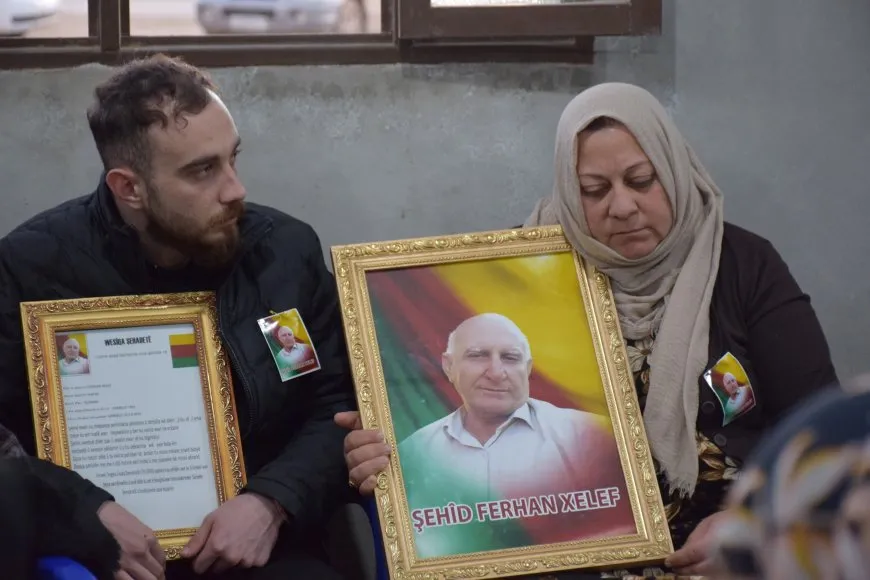 Xelkê Tirbespiyê sersaxî da malbatên şehîd Ferhan û Xelef