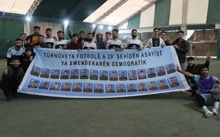 Xwendekarên Zanîngeha Rojava 29 şehîd bi bîr anîn