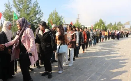 Li Qamişlo û Kobanê merasîma sersaxiya şehîd Nûdem Wan