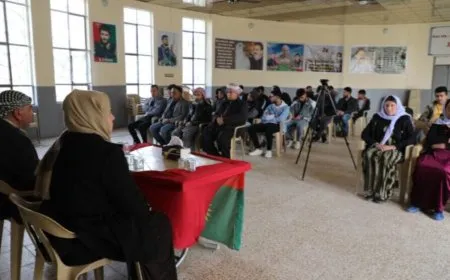 Li Şengalê Pirtûkên Rêber Abdullah Ocalan tê xwendin