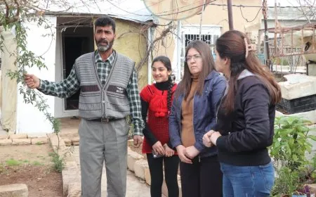 Endamên Platforma Ekolojiyê serdana malan kir