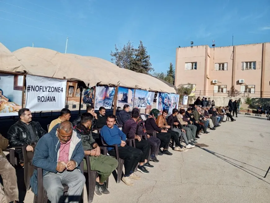 Şêniyên kantona Cizîrê êrişên dewleta Tirk şermezar kirin
