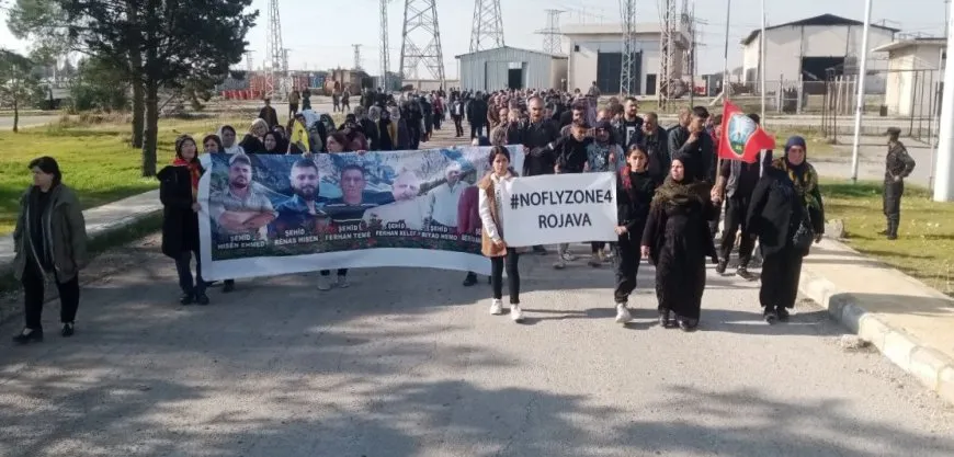 Şêniyên kantona Cizîrê êrişên dewleta Tirk şermezar kirin