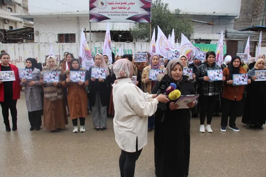 Cezayê darvekirina jinan li herêmên dagirkirî hate şermezarkirin